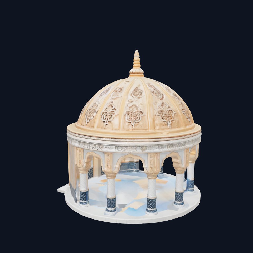 Ornate Pavilion Dome model pack